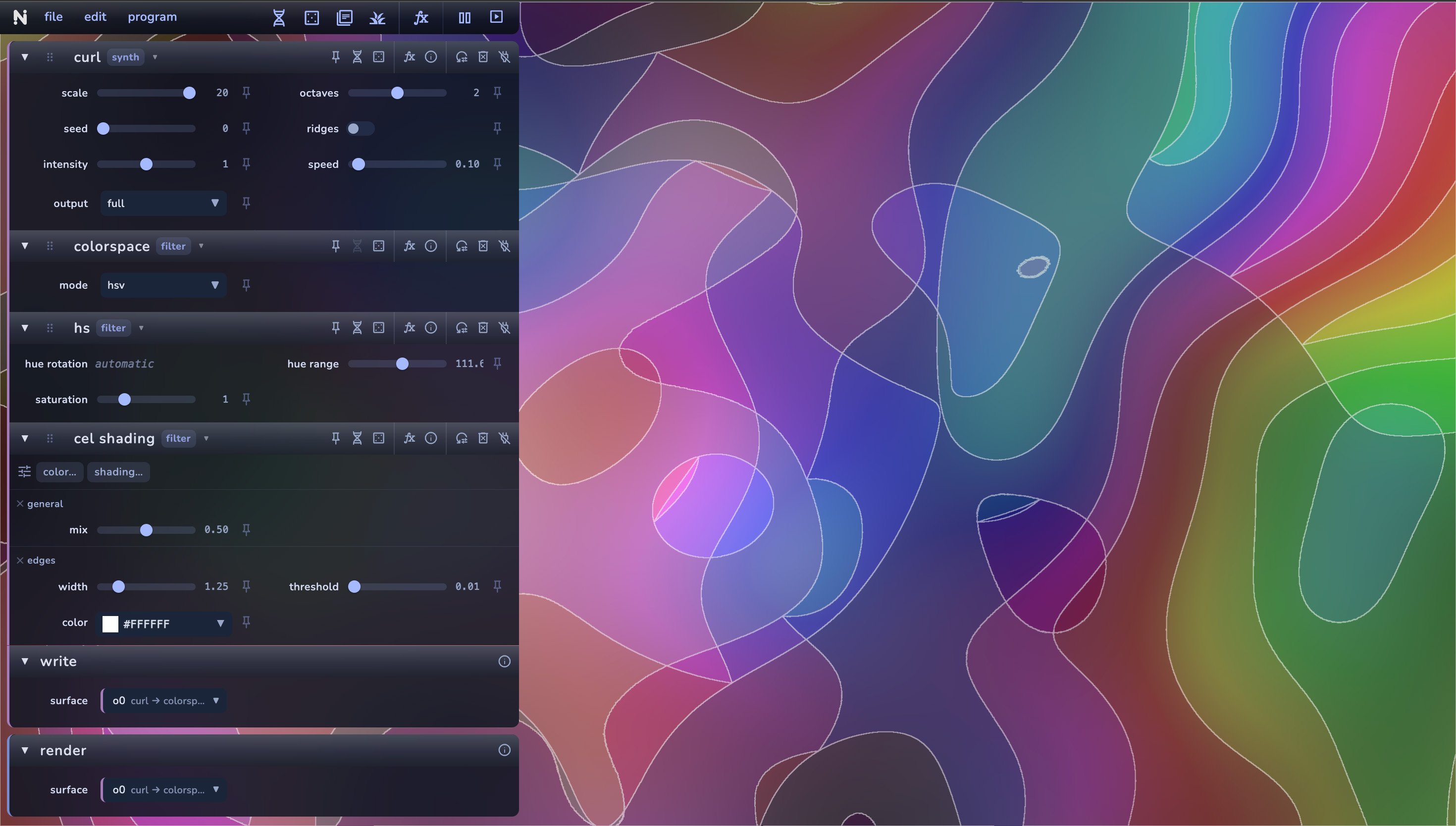 Noisedeck screenshot