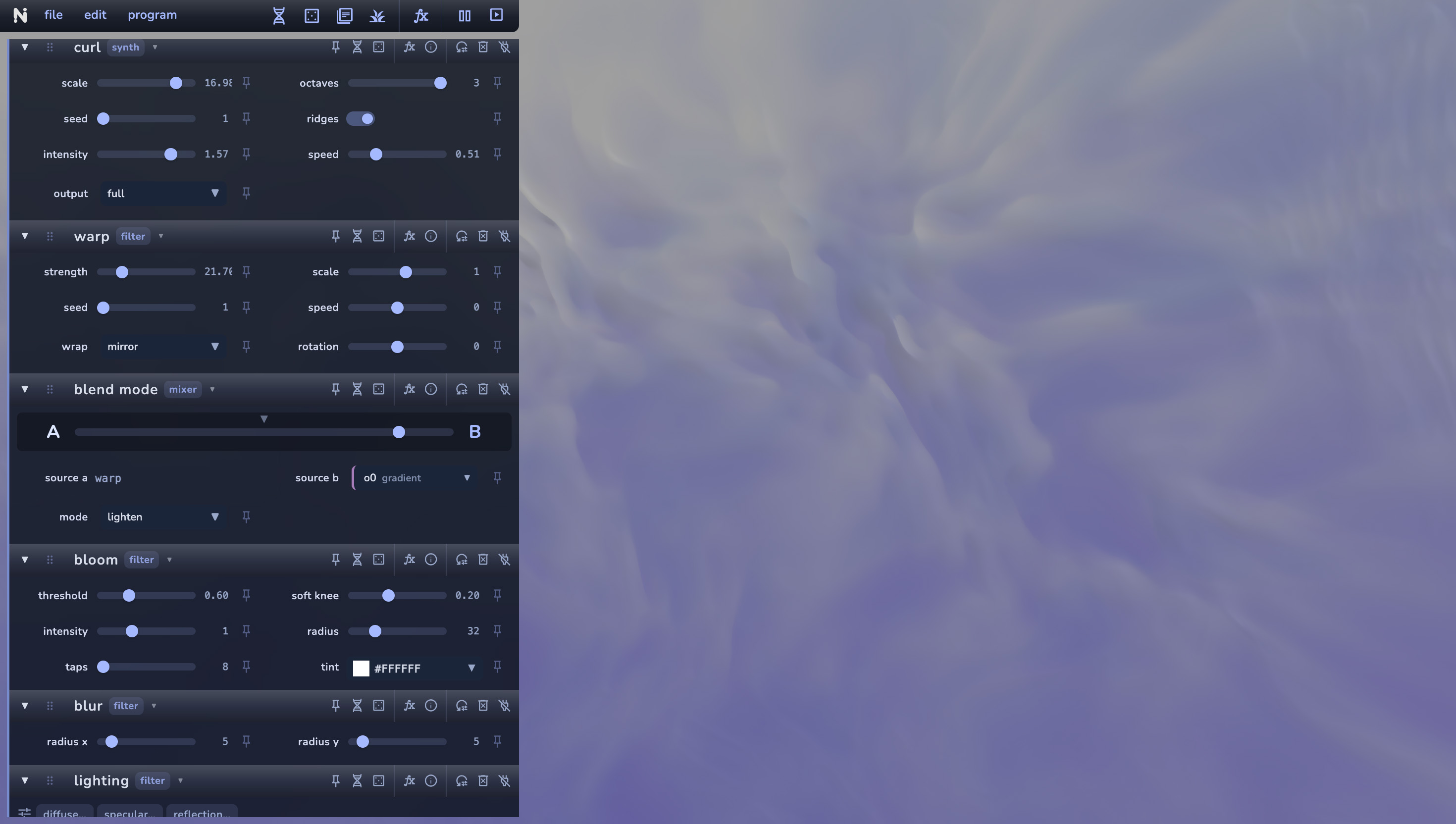 Noisedeck screenshot