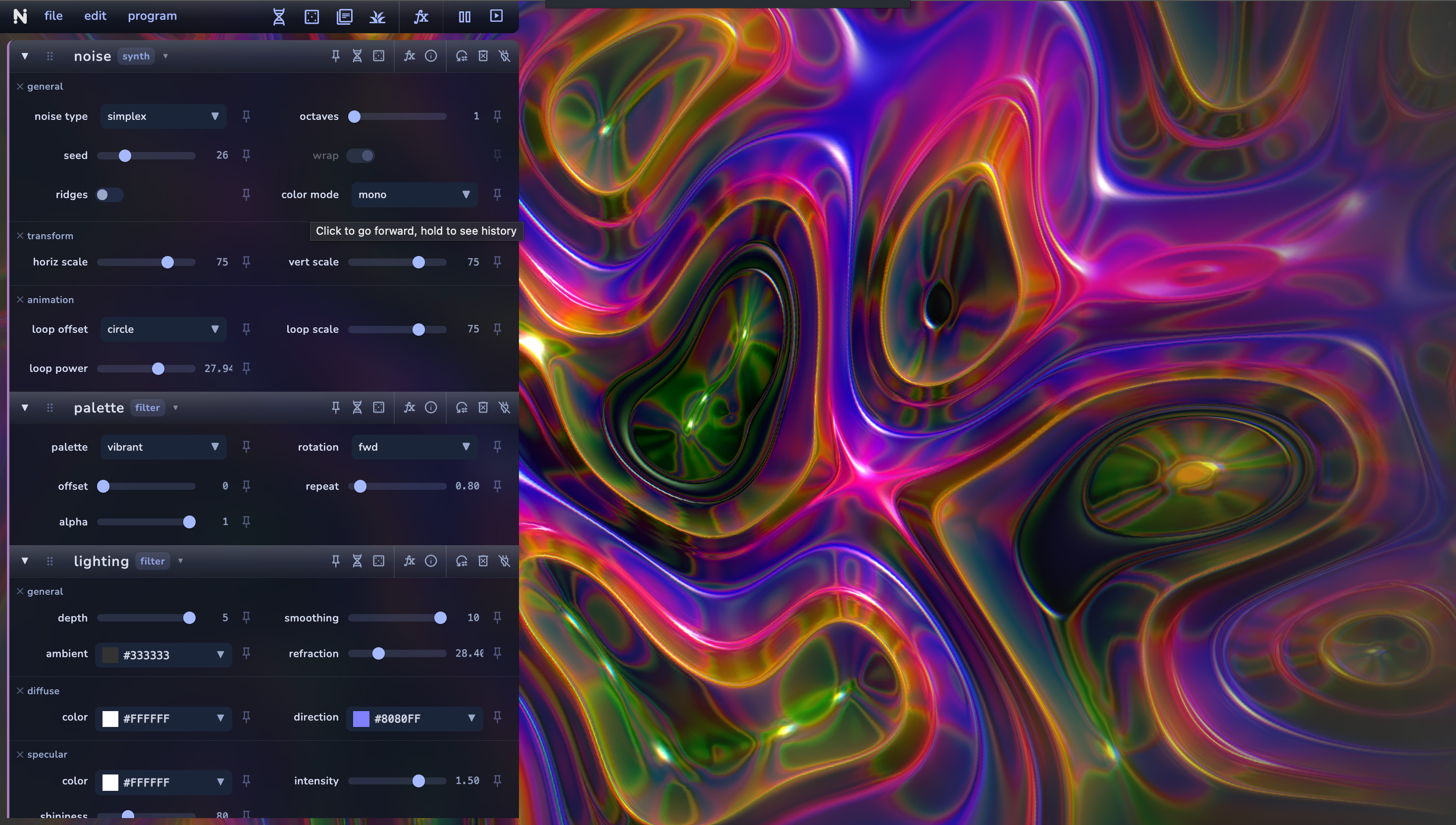Noisedeck screenshot